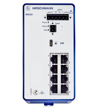 Hirschmann BRS20-8TX Managed Switch