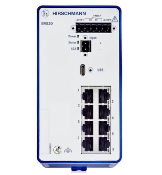 Hirschmann BRS40-8TX Managed Switch