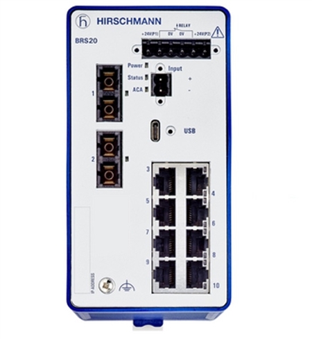 Hirschmann BRS20-8TX/2FX-EEC Managed Switch
