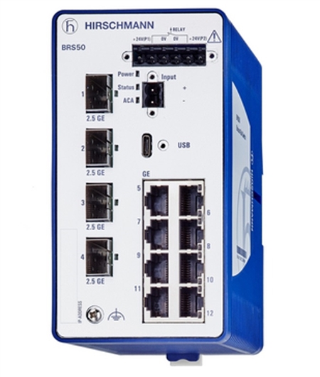 Hirschmann BRS50-8TX/4SFP-EEC Managed Ethernet Switch