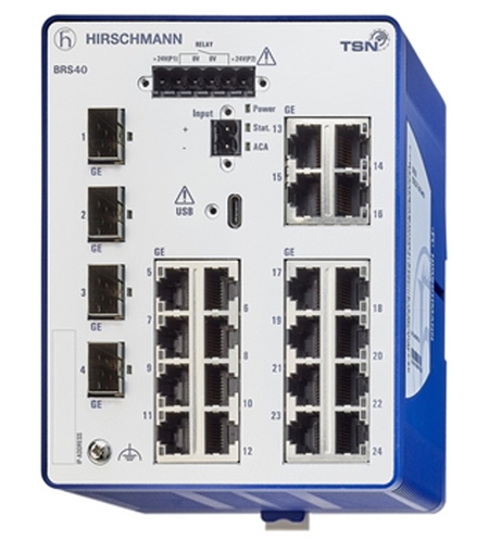 Hirschmann BRS40-20TX/4SFP Managed Ethernet Switch