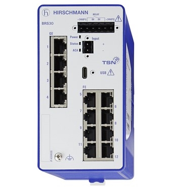 Hirschmann BRS30-12TX Managed Gigabit Switch