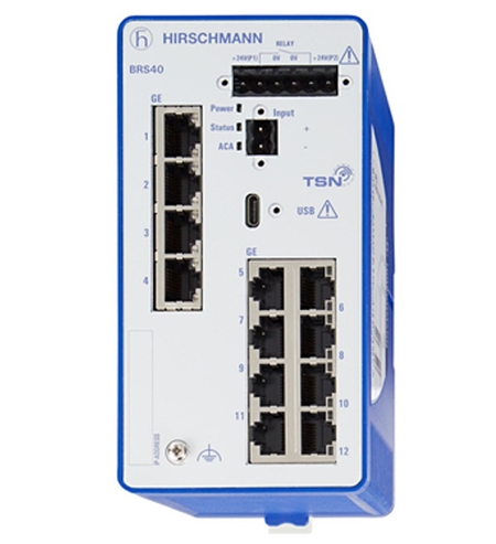 Hirschmann BRS40-12TX-EEC Managed Gigabit Switch