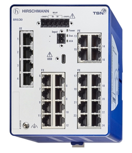 Hirschmann BRS30-24TX Managed Gigabit Switch