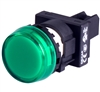 Deca 22 mm Green LED Pilot Lamp, Marking Plate Head, 12V