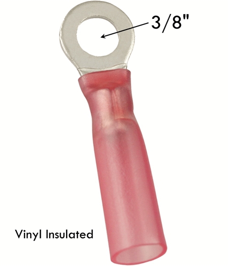 AFVL9R2 Vinyl Insulated 22-16 AWG Ring Terminal