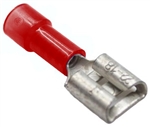 Mueller AI-50176N Red Nylon Insulated Female Quick Disconnect Terminal, 22-18 AWG, .25" X .032"