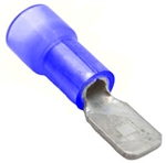 Mueller AI-50198N Blue Nylon Insulated Male Quick Disconnect Terminal, 16-18 AWG, .187" X .02"