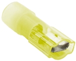 Mueller AI-50213 Yellow Nylon Fully Insulated Female Quick Disconnect Terminal, 12-10 AWG, .25" X .032"