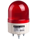 Menics ASGF-01-R 86mm Beacon Light, 12V, Red, Steady/Flashing