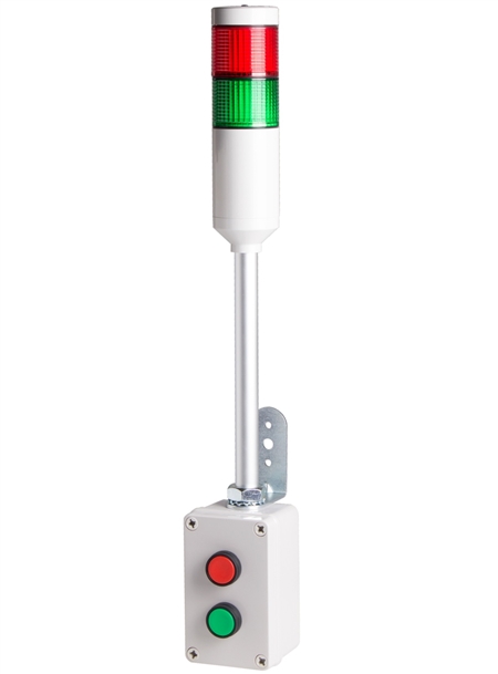 Menics ATEP-RG 2 Tier Tower Light, Red Green