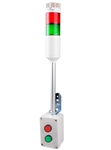 Menics ATEP-RG-Z 2 Tier Tower Light, Red Green, Buzzer