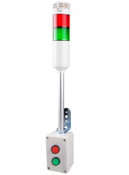 Menics ATEP-RG-Z 2 Tier Tower Light, Red Green, Buzzer