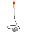 Menics ATEPR-10-RY-Z 2 Tier Tower Light, Red Yellow, w/ Adjustable Buzzer