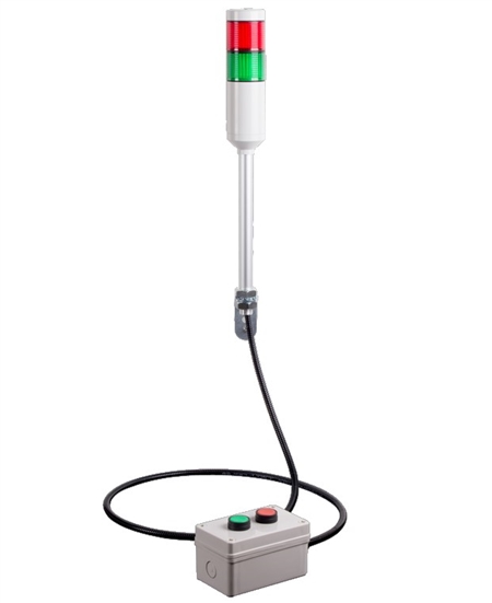 Menics ATEPR-15-RG 2 Tier Tower Light, Red Green