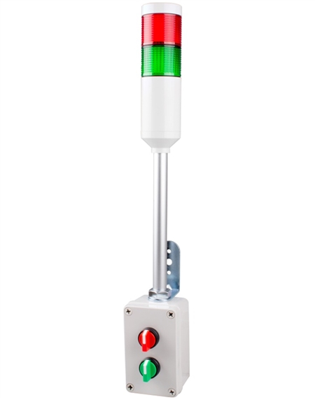 Menics ATES-RG 2 Tier Tower Light, Red Green