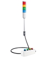 Menics ATESR-15-RYGB 4 Tier Tower Light, Red Green Yellow Blue