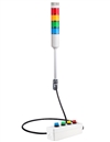 Menics ATESR-15-RYGB-B 4 Tier Tower Light, Red Yellow Green Blue