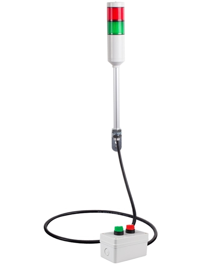 Menics ATESR-10-RG 2 Tier Tower Light, Red Green