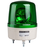 Menics 135mm Beacon Signal Light, 24V, Green, Rotating w/ Alarm