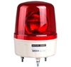 Menics 135mm Beacon Signal Light, 110V, Red, Rotating w/ Alarm