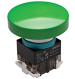 Kacon B30-21G-N65 65 mm Momentary Push Button, Green, Mushroom Head
