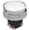 Kacon B30-21W-C65 65 mm Push Button, White, Half Guard