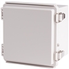 Boxco BC-AGP-151512 Hinged Lid Enclosure, Solid Gray, ABS Plastic