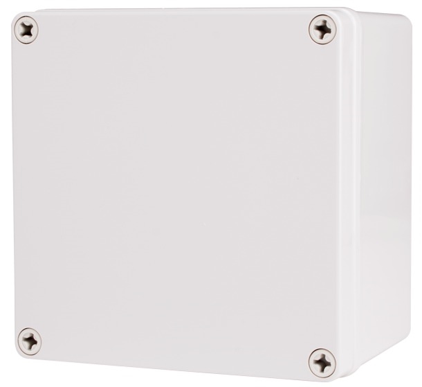 Boxco BC-AGS-151510 Enclosure, 150x150x100, Solid Gray Screw Cover, ABS  Plastic