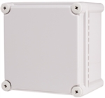Boxco BC-AGS-191913 Enclosure, 190x190x130, Solid Gray Screw Cover, ABS Plastic