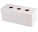 Boxco BC-AGS-2203 Push Button Box, 3 Position, 22 mm, ABS Plastic