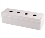 Boxco BC-AGS-2204 Push Button Box, 4 Position, 22 mm, ABS Plastic