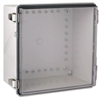 Boxco BC-ATP-253515 Hinged Lid Enclosure, Clear Cover, ABS Plastic