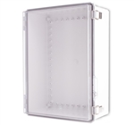Boxco BC-ATP-304015 Hinged Lid Enclosure, Clear Cover, ABS Plastic