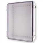 Boxco BC-ATP-354512 Enclosure, 350x450x120, Clear Hinged Lid, ABS Plastic