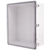 Boxco BC-ATP-506025 Hinged Lid Enclosure, Clear Cover, ABS Plastic