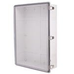 Boxco BC-ATP-507018 Hinged Lid Enclosure, Clear Cover, ABS Plastic