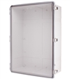 Boxco BC-ATP-507025 Hinged Lid Enclosure, Clear Cover, ABS Plastic