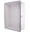 Boxco BC-ATP-608028 Hinged Lid Enclosure, Clear Cover, ABS Plastic