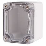 Boxco BC-ATS-050605 Screw Cover Enclosure, Clear Cover, ABS Plastic