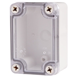 Boxco BC-ATS-060905 Screw Cover Enclosure, Clear Cover, ABS Plastic