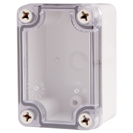 Boxco BC-ATS-060905 Screw Cover Enclosure, Clear Cover, ABS Plastic