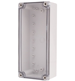 Boxco BC-ATS-102307 Screw Cover Enclosure, Clear Cover, ABS Plastic