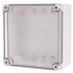 Boxco BC-ATS-151507 Screw Cover Enclosure, Clear Cover, ABS Plastic