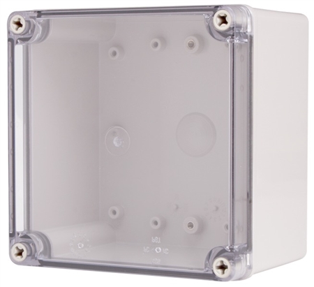 Boxco BC-ATS-151510 Screw Cover Enclosure, Clear Cover, ABS Plastic