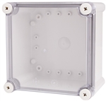 Boxco BC-ATS-191913 Screw Cover Enclosure, Clear Cover, ABS Plastic