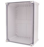 Boxco BC-ATS-283813 Screw Cover Enclosure, Clear Cover, ABS Plastic