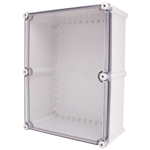 Boxco BC-ATS-334318 Screw Cover Enclosure, Clear Cover, ABS Plastic