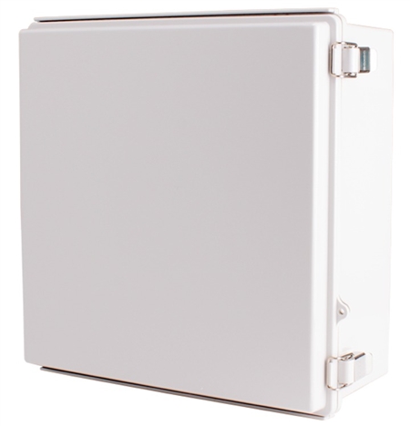 Boxco BC-CGP-353515 Hinged Lid Enclosure, Solid Gray, Polycarbonate