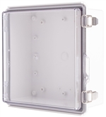 Boxco BC-CTP-212110 Hinged Lid Enclosure, Clear Cover, Polycarbonate